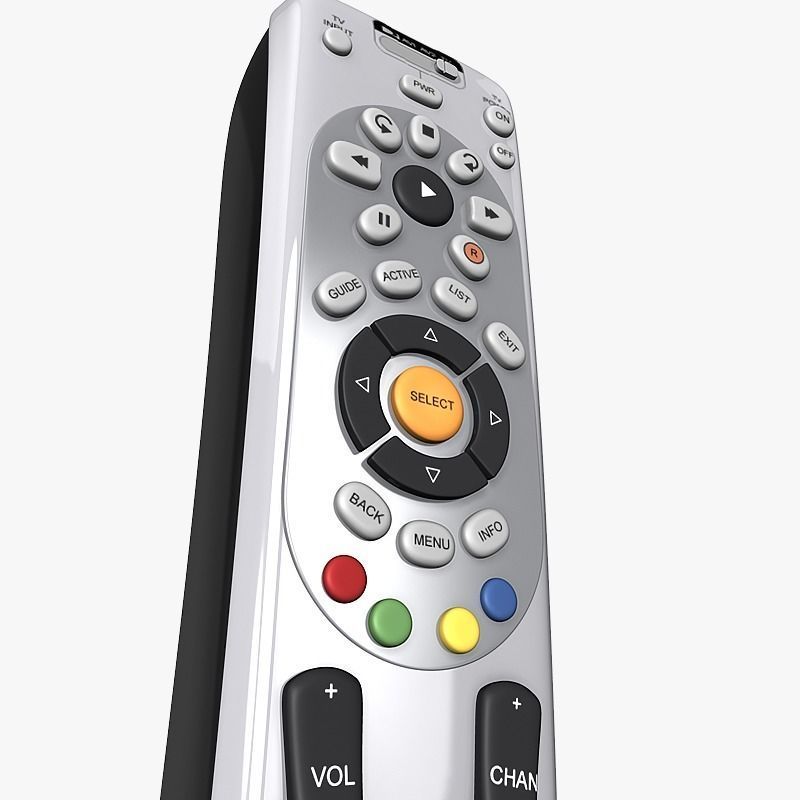 Directv Remote 3D model_6