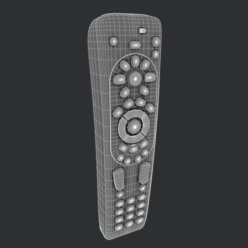 Directv Remote 3D model_8