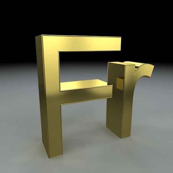 Currency Symbols 3D model_15