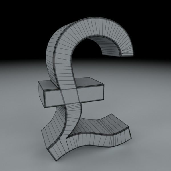 Currency Symbols 3D model_33