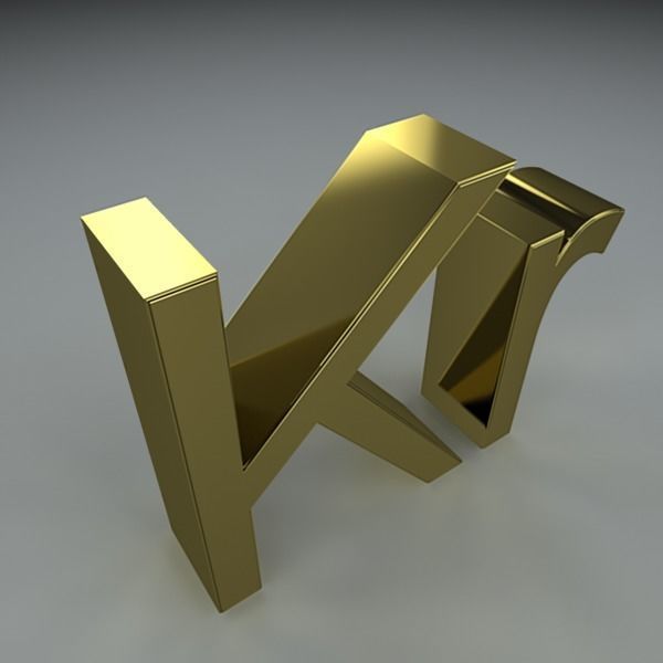 Currency Symbols 3D model_14