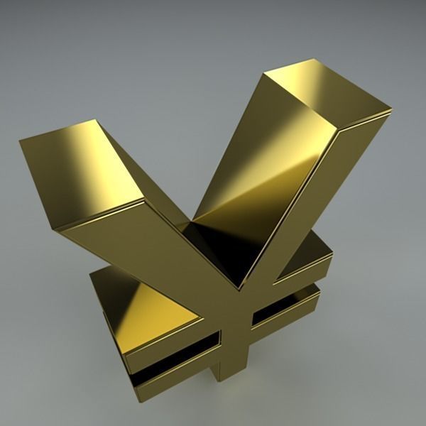 Currency Symbols 3D model_26