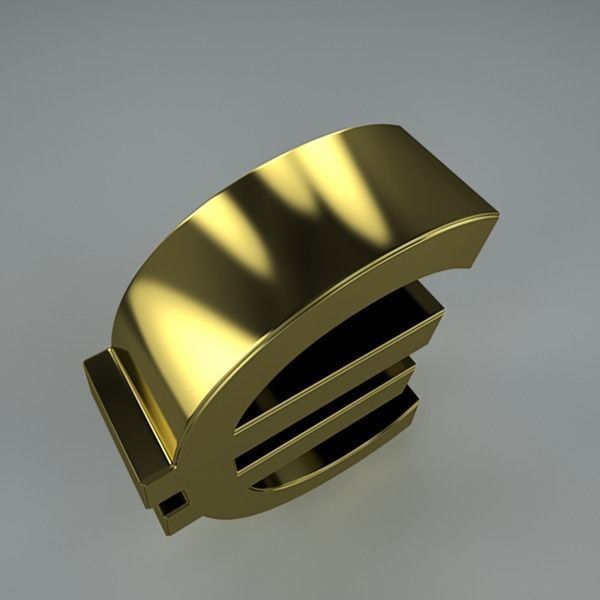 Currency Symbols 3D model_5