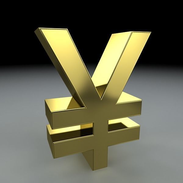 Currency Symbols 3D model_24