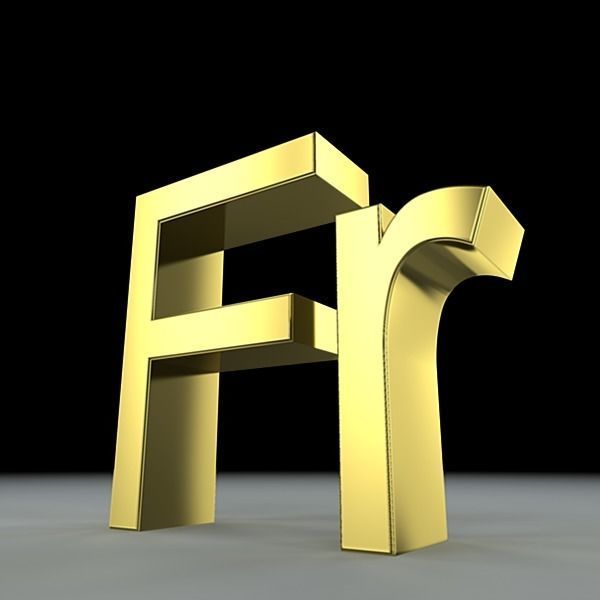 Currency Symbols 3D model_16