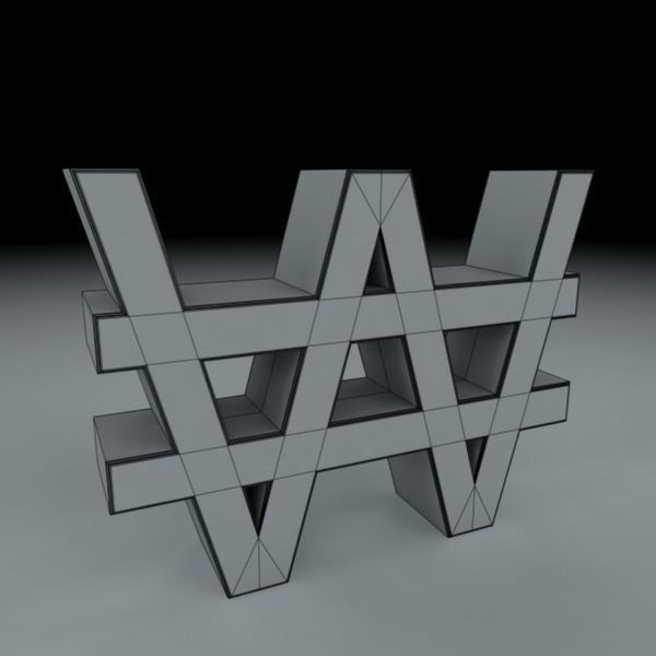 Currency Symbols 3D model_32