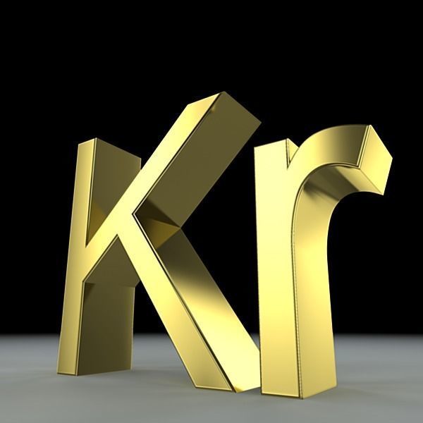 Currency Symbols 3D model_13