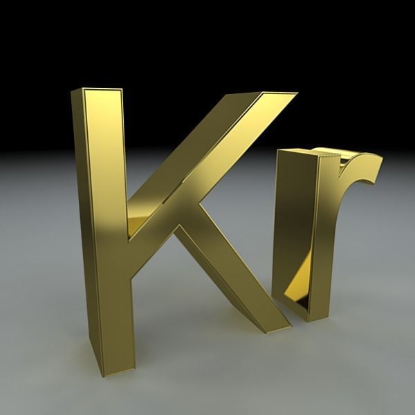 Currency Symbols 3D model_12