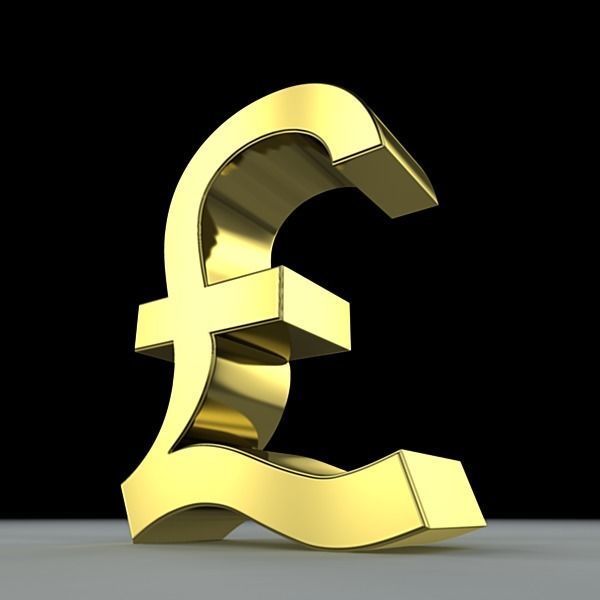 Currency Symbols 3D model_22