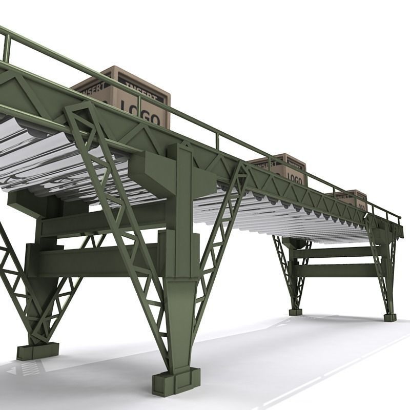 Conveyor Belt A 3D model_6
