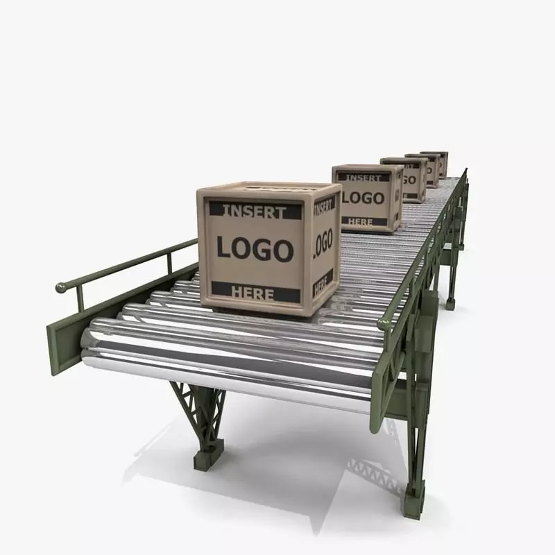 Conveyor Belt A 3D model_0