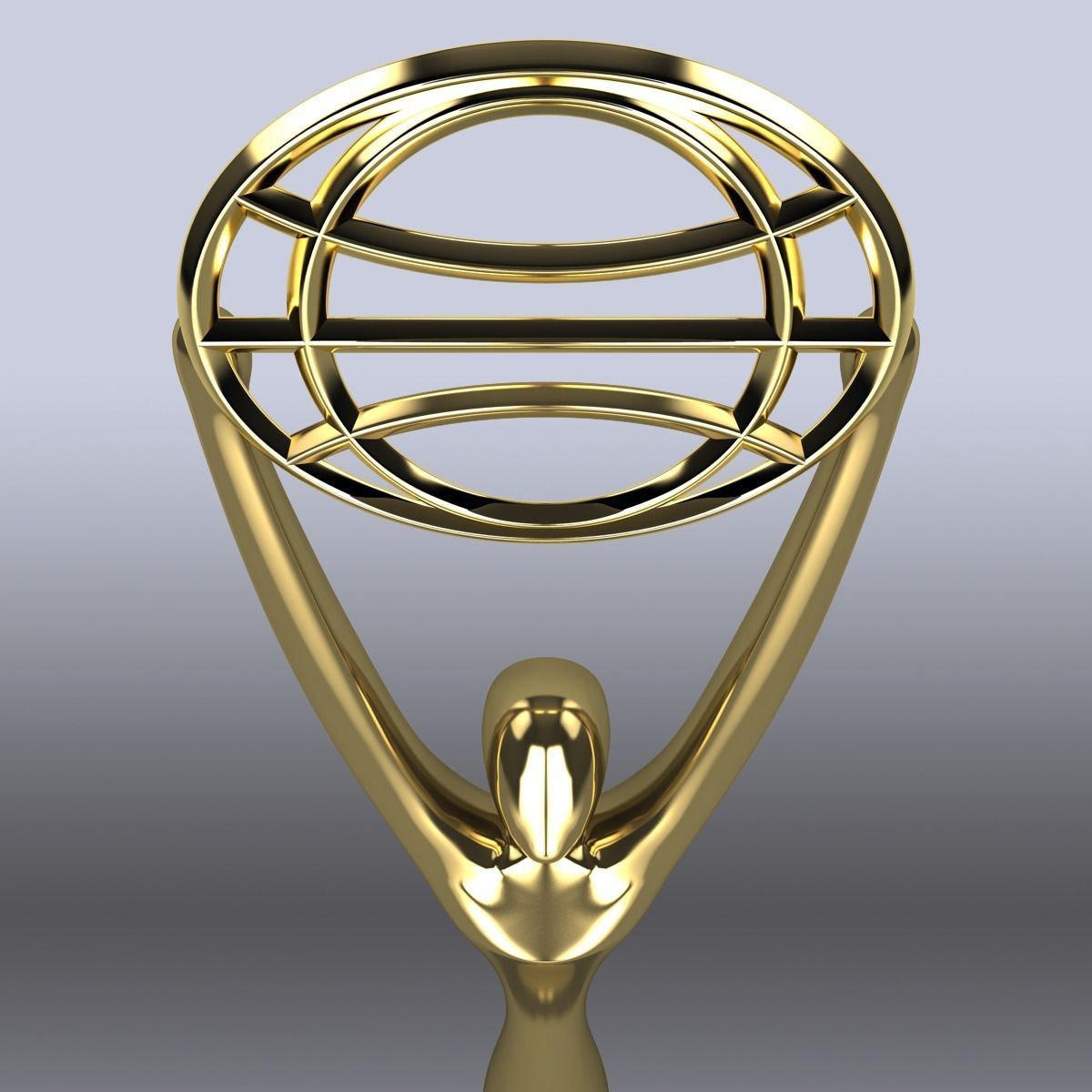 Clio Award 3D model_6