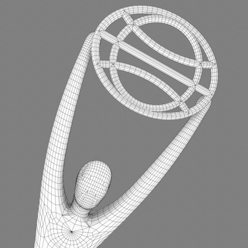 Clio Award 3D model_8