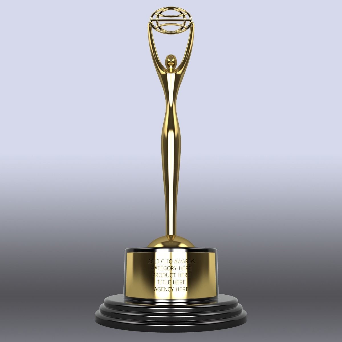 Clio Award 3D model_5