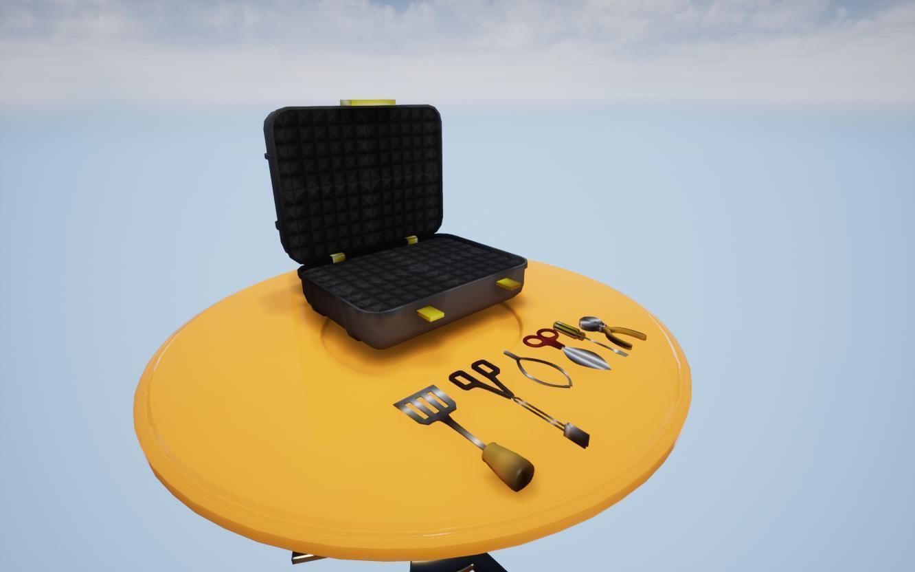 Cartoon mix tools 3D model_11