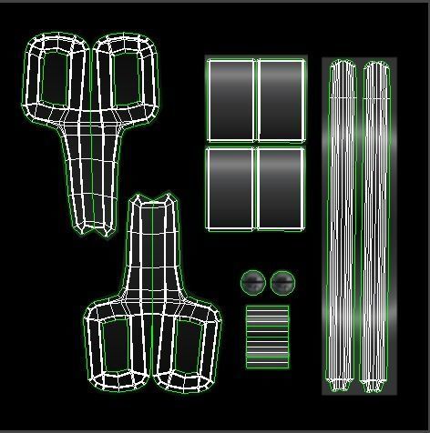 Cartoon mix tools 3D model_9