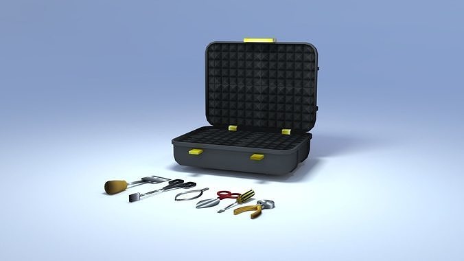 Cartoon mix  tools 3D model