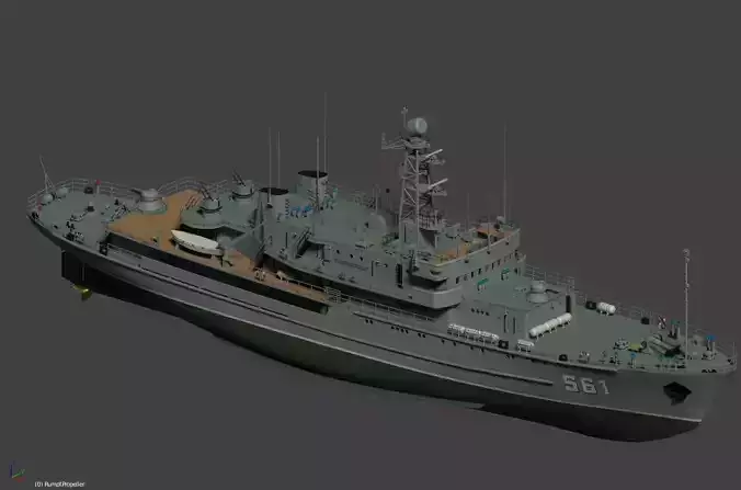 East Germany training ship S-61 NATO Moma class