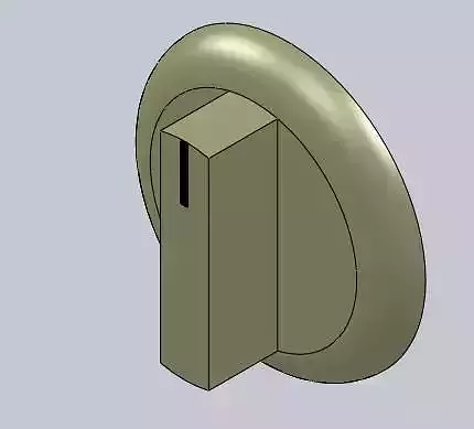 Turnable button for airconditioner