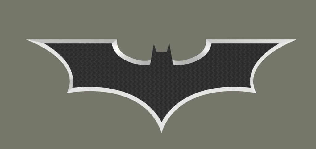 Batarang batman logo Free 3D model_3