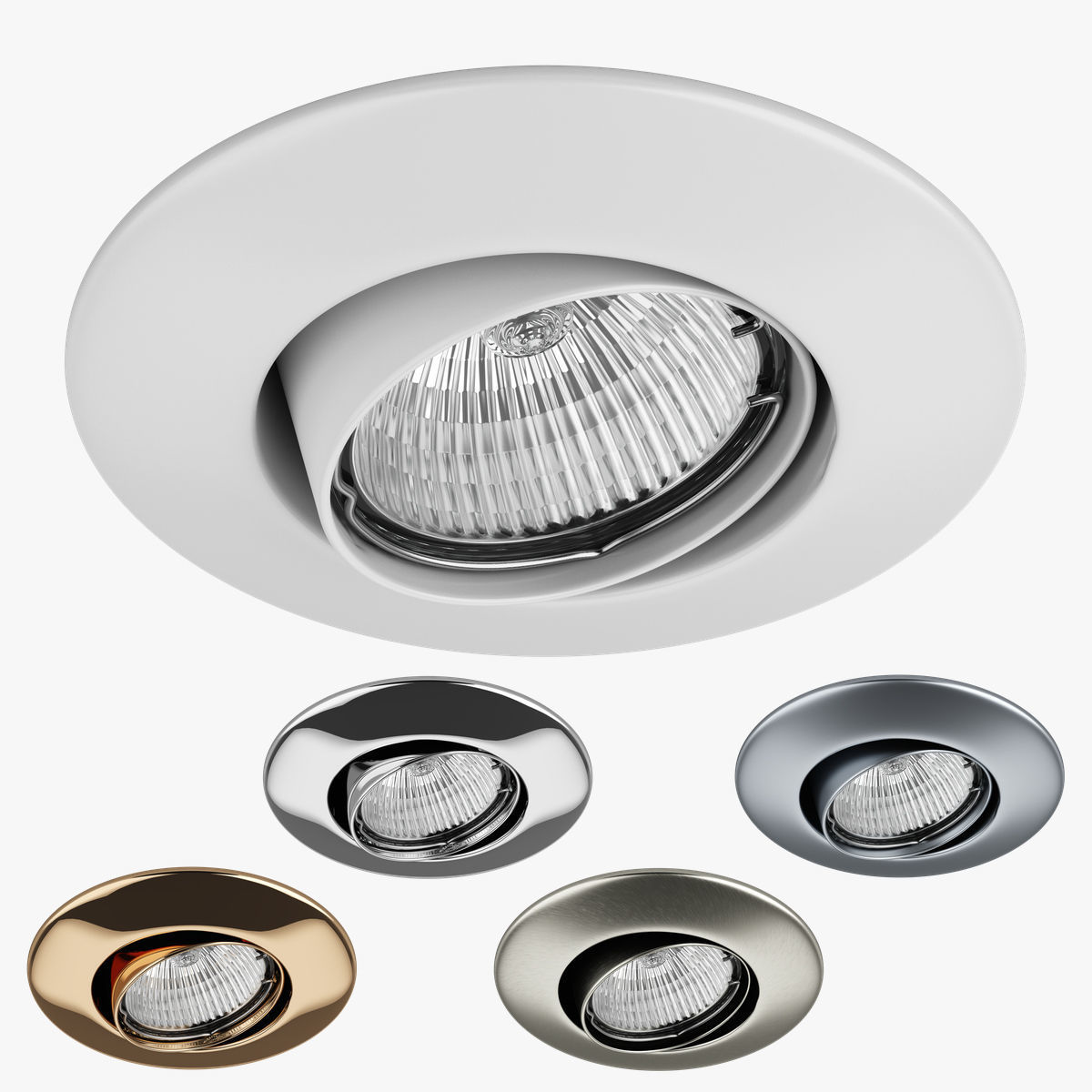 01105x Lega 11 Lightstar Recessed Spotlight 3D model_9