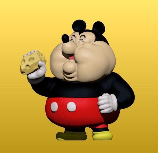 Mickey Mouse 3D print model