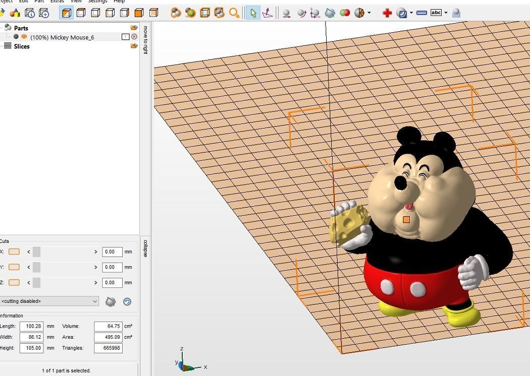 Mickey Mouse 3D print model_2