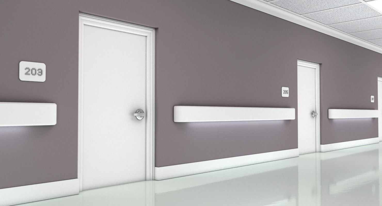 Hallway Modern 3D model_8