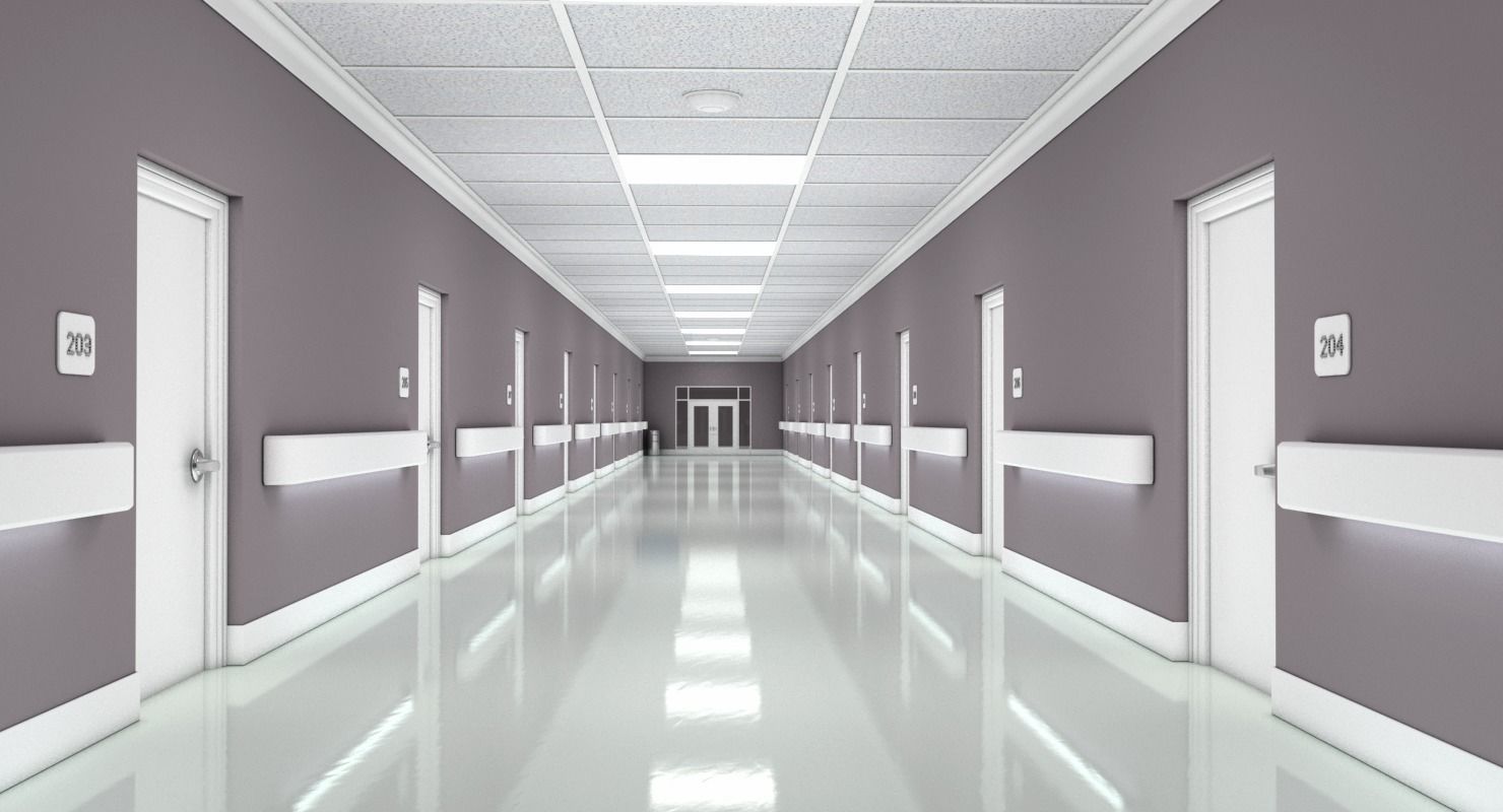 Hallway Modern 3D model_1