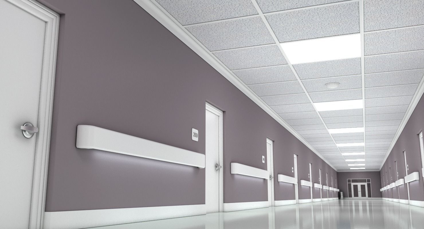 Hallway Modern 3D model_3