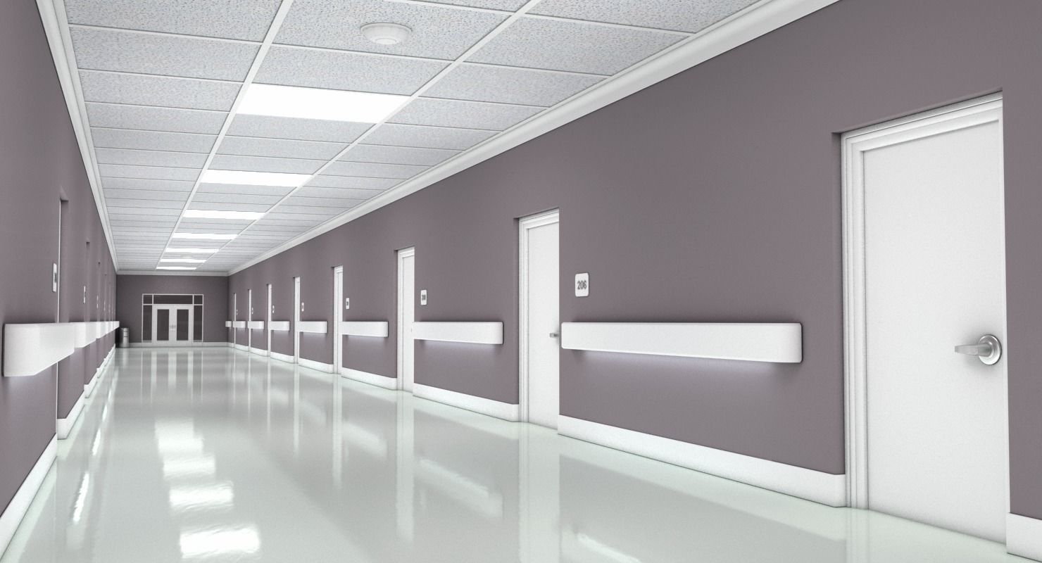 Hallway Modern 3D model_4