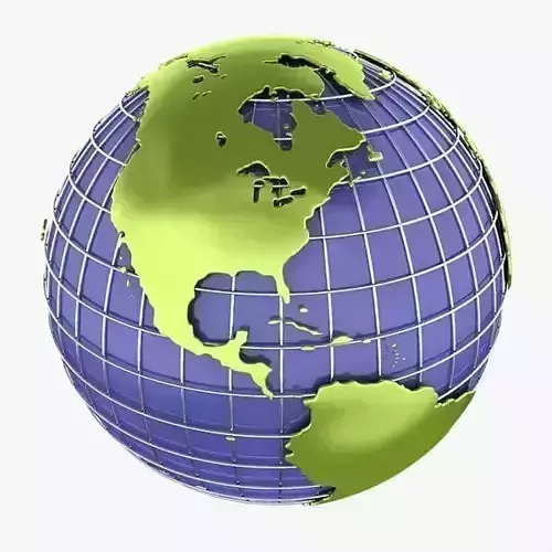 Globe C earth 3D model