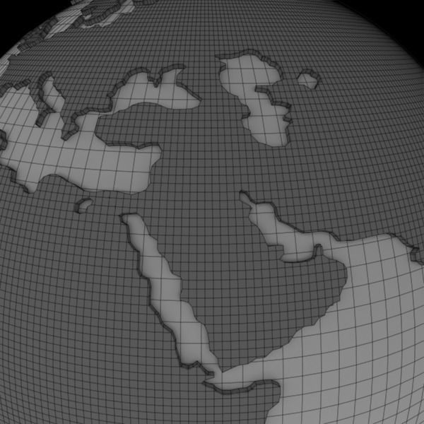 Globe A 3D model_14