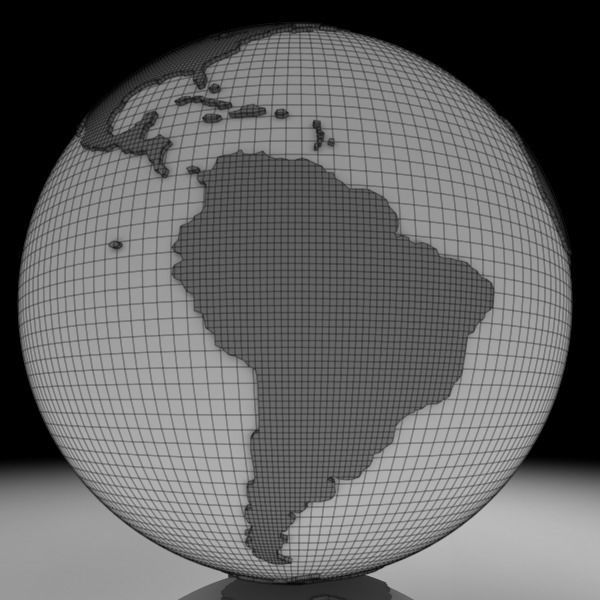 Globe A 3D model_13