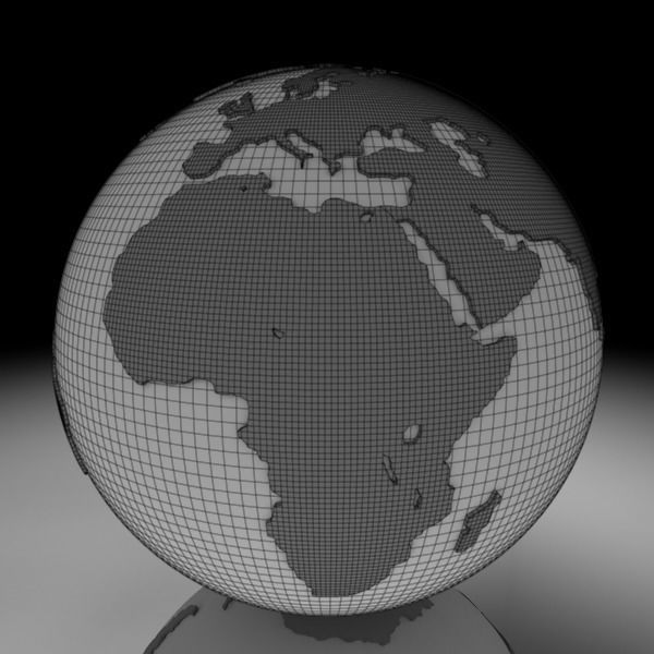 Globe A 3D model_12