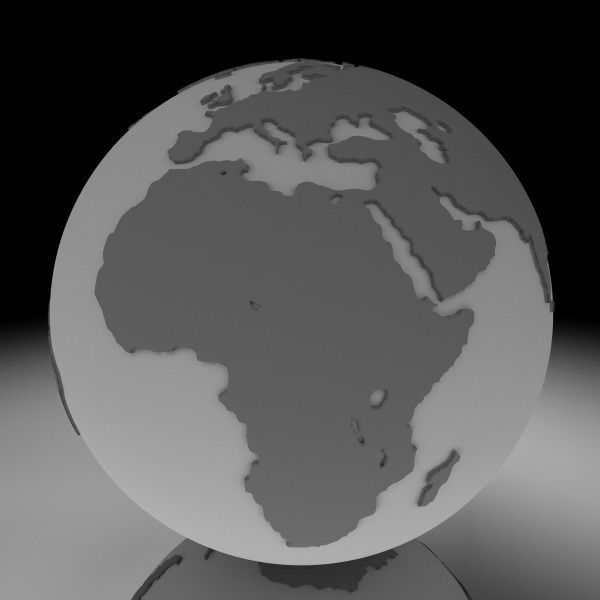 Globe A 3D model_11