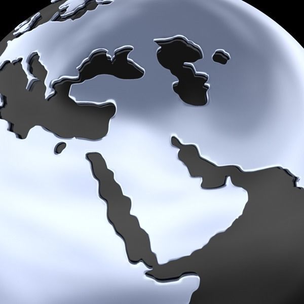 Globe A 3D model_5
