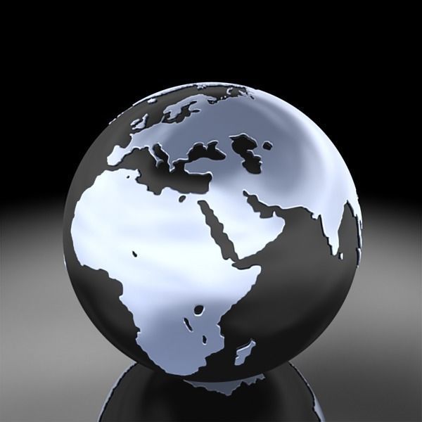Globe A 3D model_10