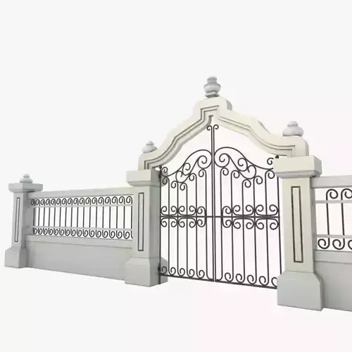 Gate Decorative 3D model