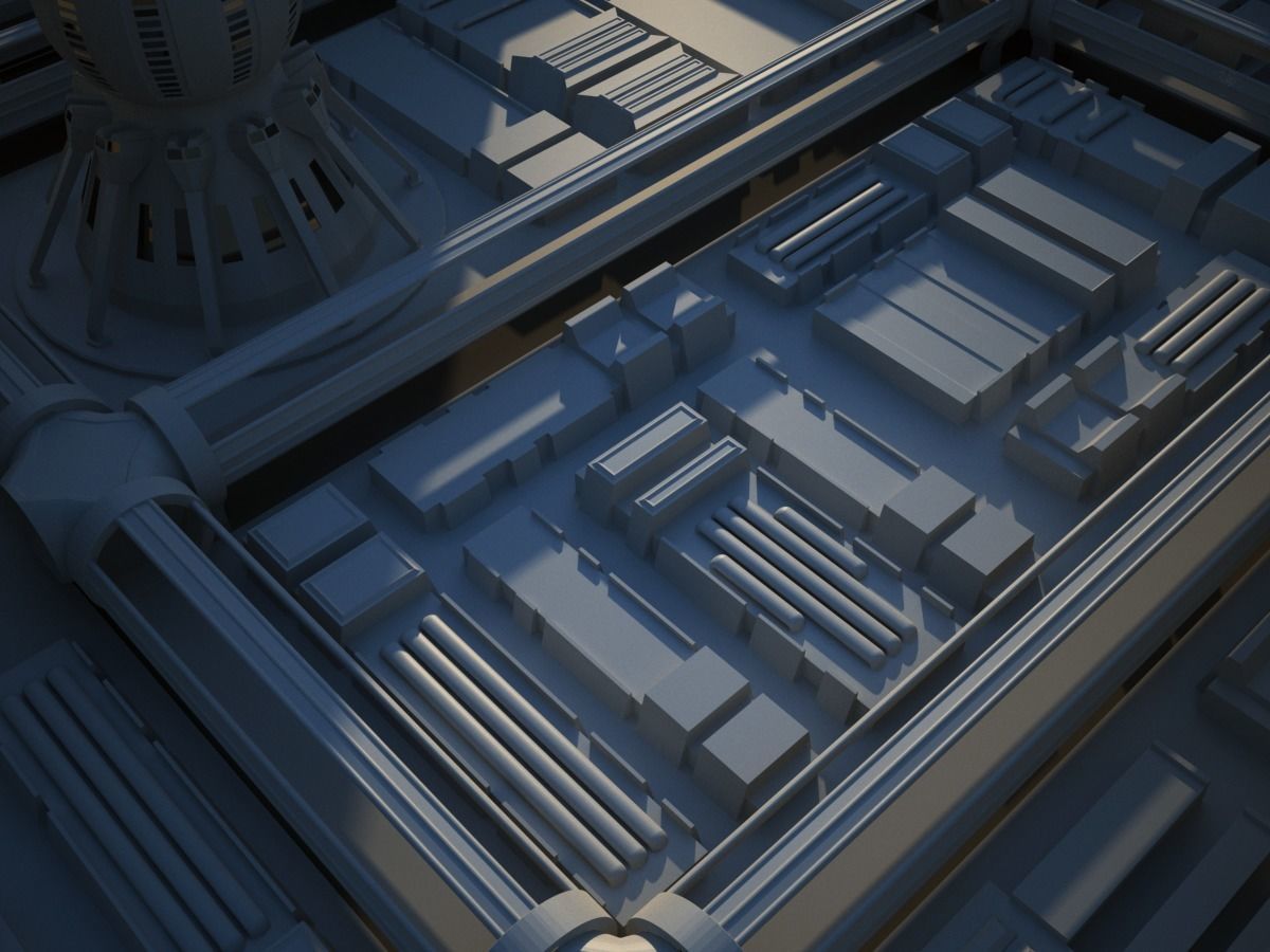 Future City Maya 3D model_8
