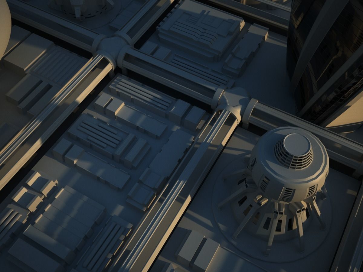 Future City Maya 3D model_14