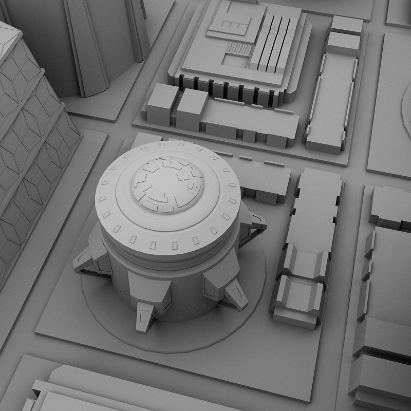Future City Maya  3D model_15