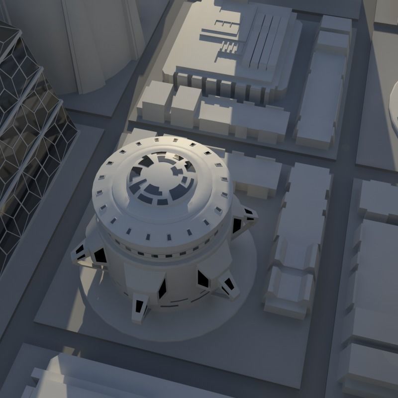 Future City Maya  3D model_4