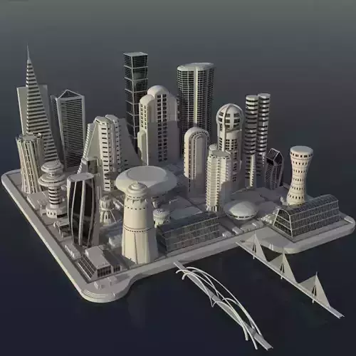 Future City Maya  3D model