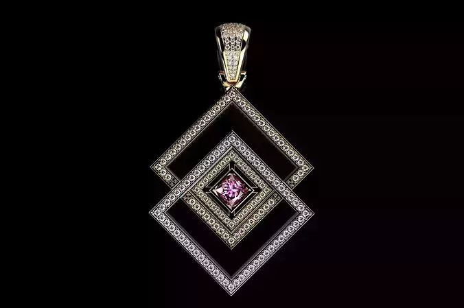 Pendant  Gold Diamond