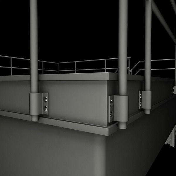 Metal Platform 3D model_7