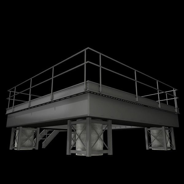 Metal Platform 3D model_6