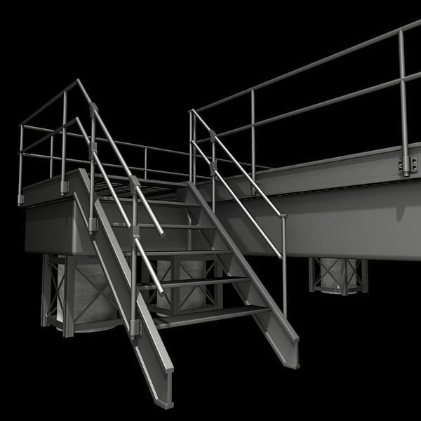 Metal Platform 3D model_4