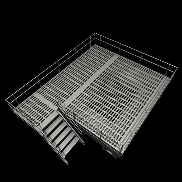 Metal Platform 3D model_5