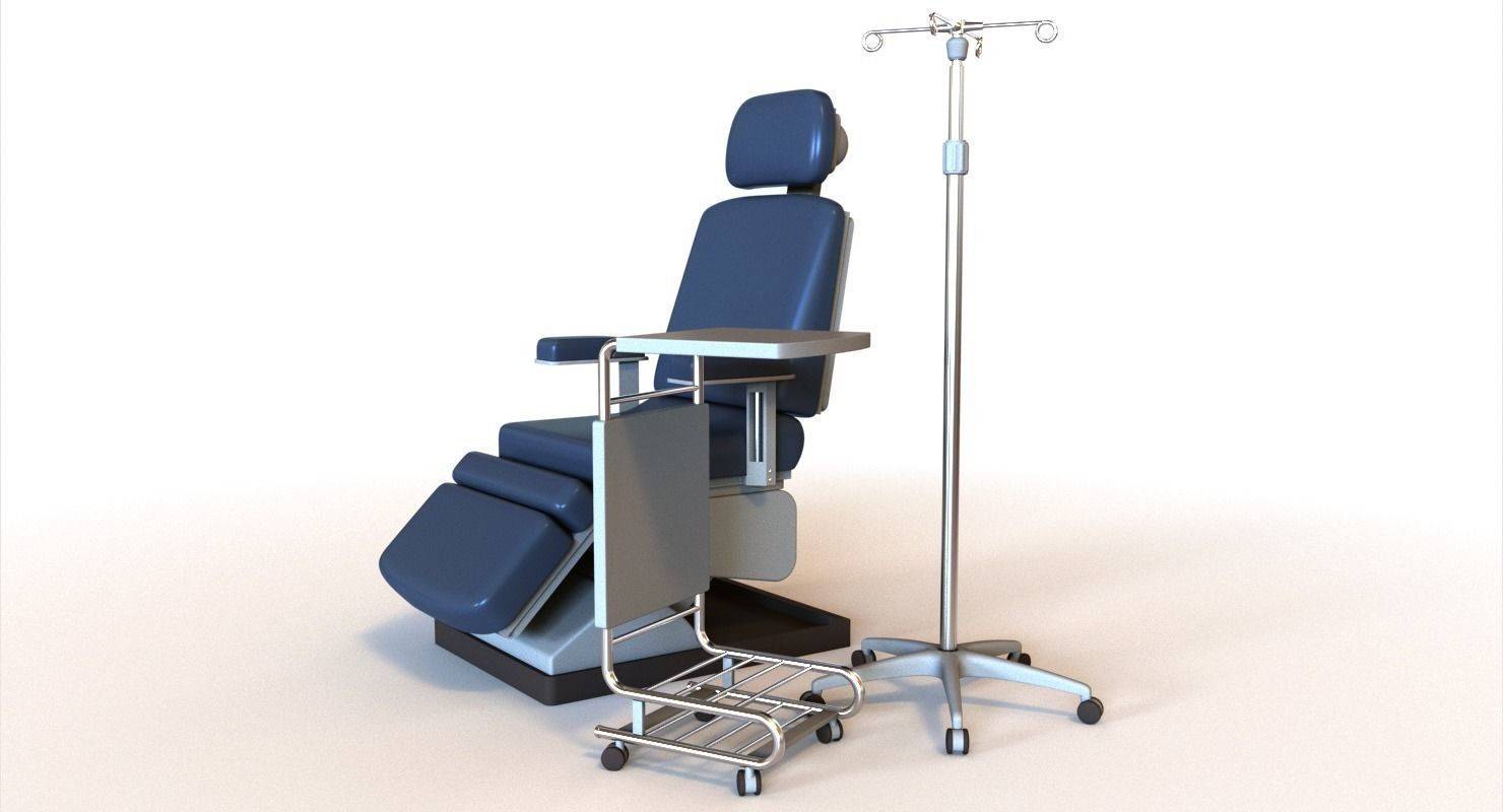 Medical Chair 3D model_2